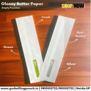 Glossy butter paper